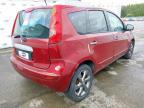 2011 NISSAN NOTE N-TEC DCI  for sale at Copart WHITBURN