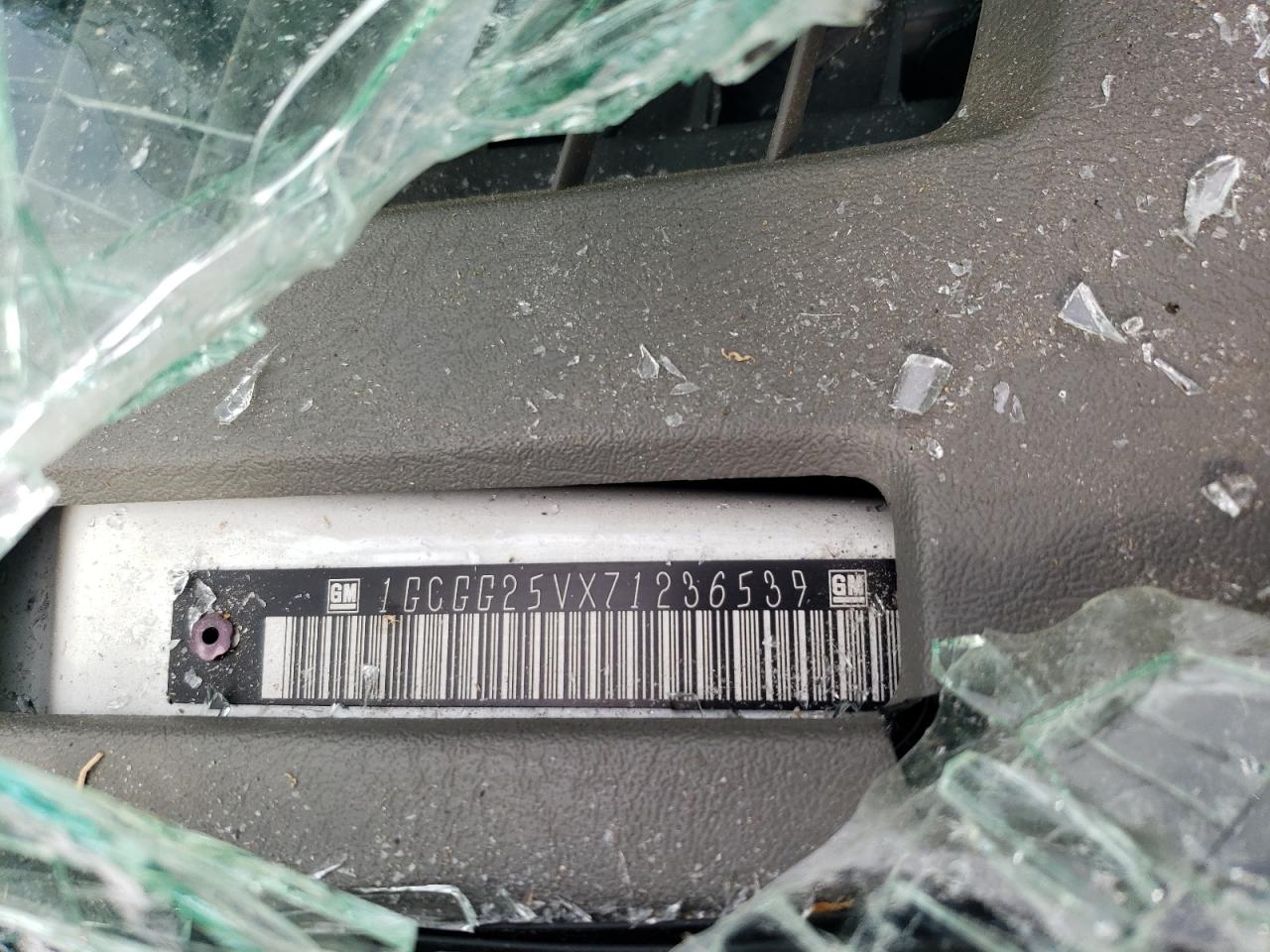 2007 Chevrolet Express G2500 VIN: 1GCGG25VX71236539 Lot: 81407785