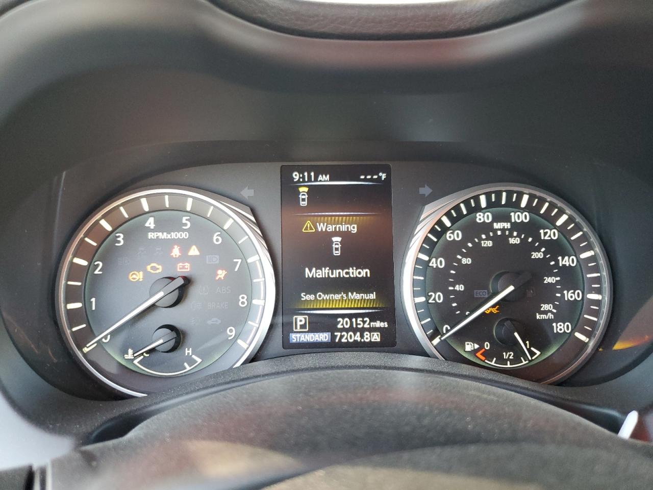 2020 Infiniti Q50 Pure VIN: JN1EV7AR1LM250666 Lot: 80682035