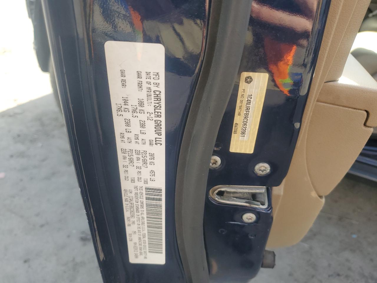 2012 Jeep Patriot Latitude VIN: 1C4NJRFB9CD622061 Lot: 71208625