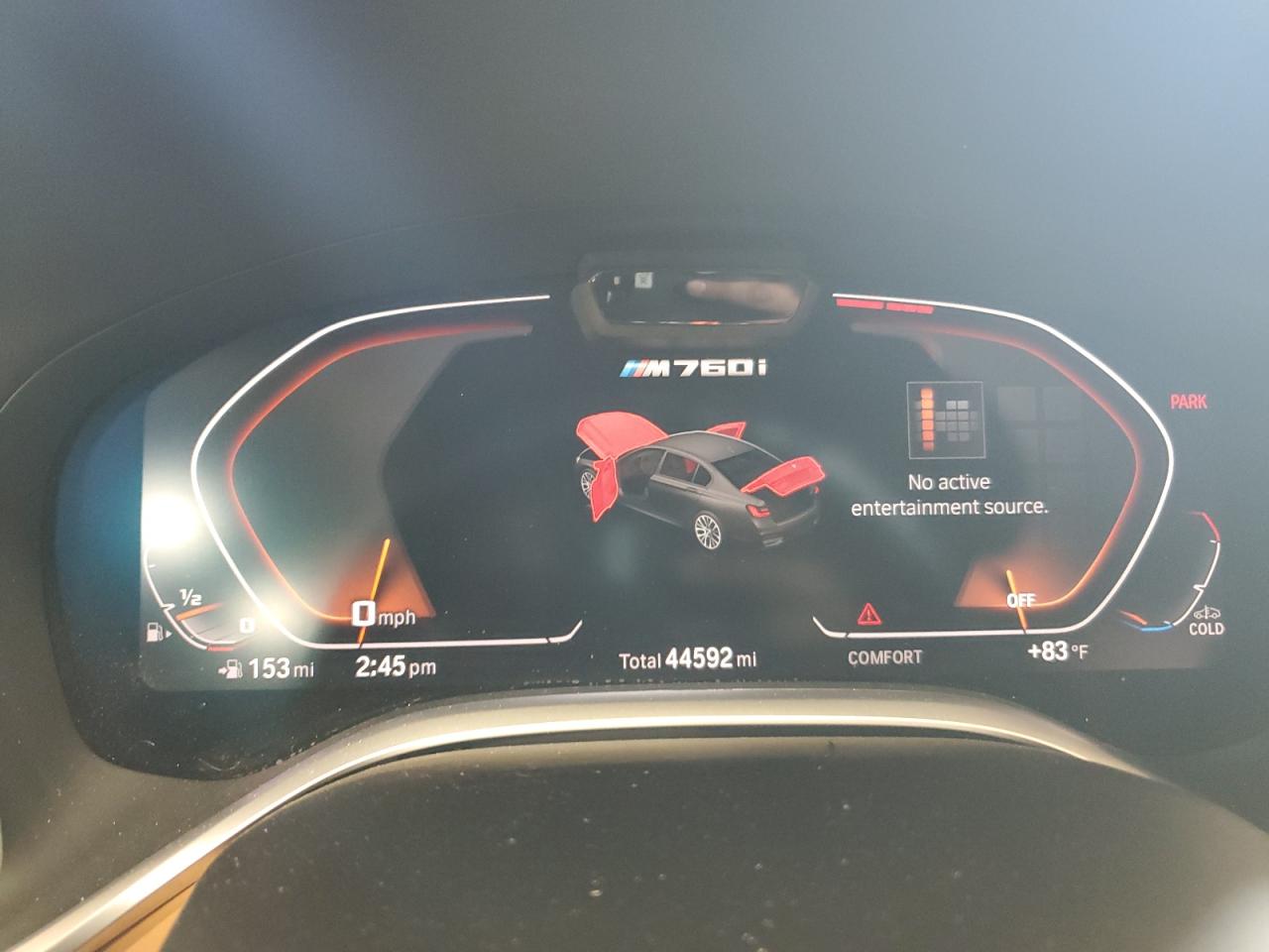 2022 BMW M760 Xi VIN: WBA7U6C02NCJ55332 Lot: 80407255