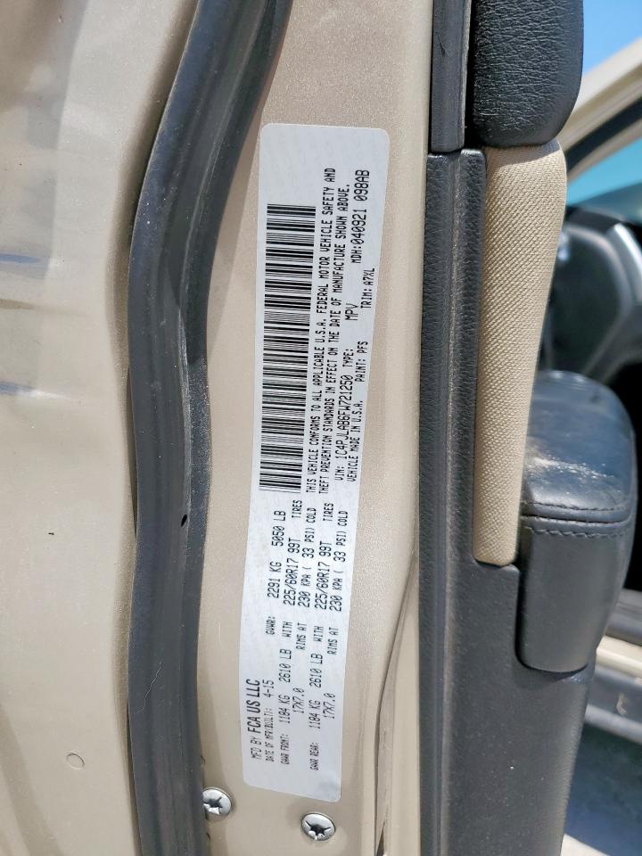 2015 Jeep Cherokee Sport VIN: 1C4PJLAB6FW721250 Lot: 71126955