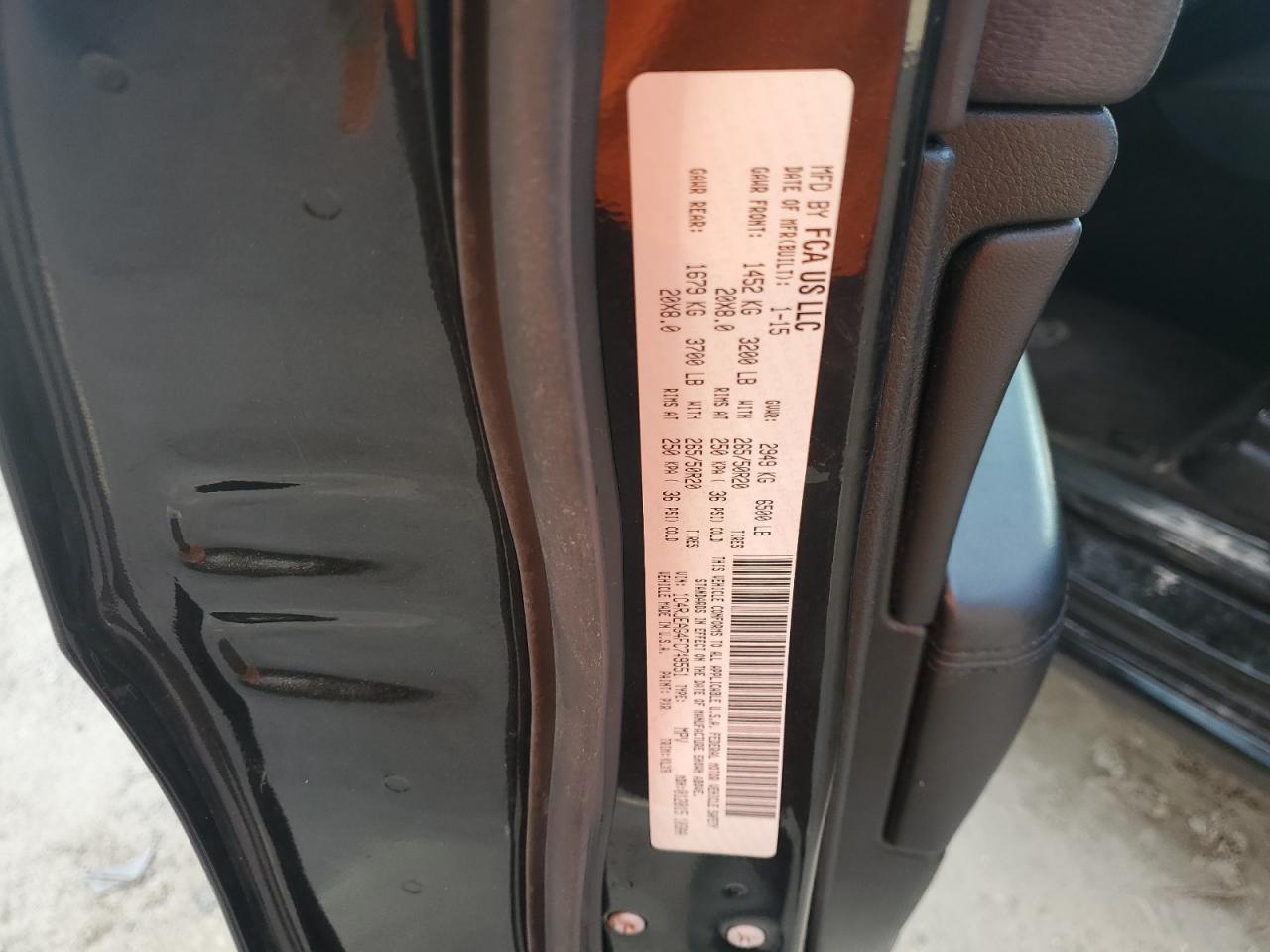 2015 Jeep Grand Cherokee Laredo VIN: 1C4RJEAG4FC749551 Lot: 81723055