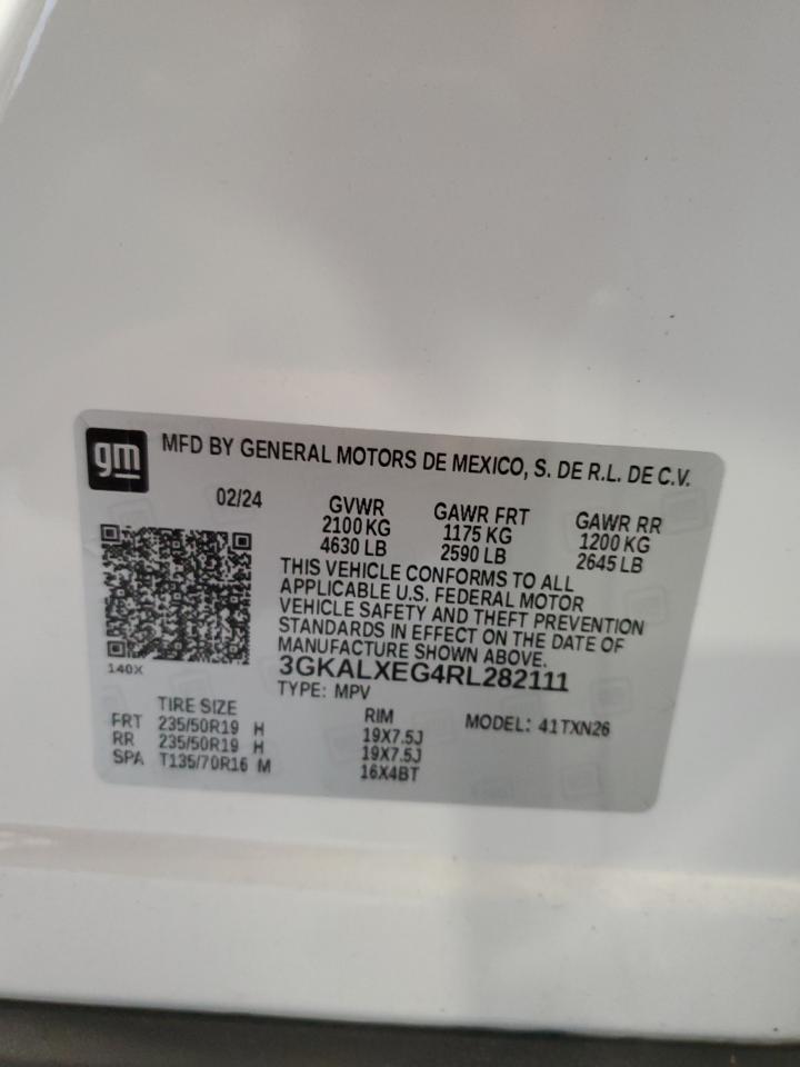 2024 GMC Terrain Denali VIN: 3GKALXEG4RL282111 Lot: 71966095