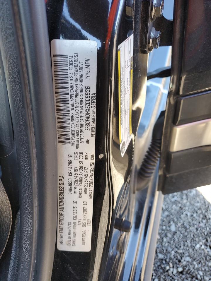 2014 Fiat 500L Trekking VIN: ZFBCFADHXEZ009926 Lot: 81801965