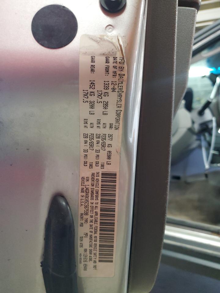 2005 Jeep Grand Cherokee Laredo VIN: 1J4GR48K05C567598 Lot: 81385745