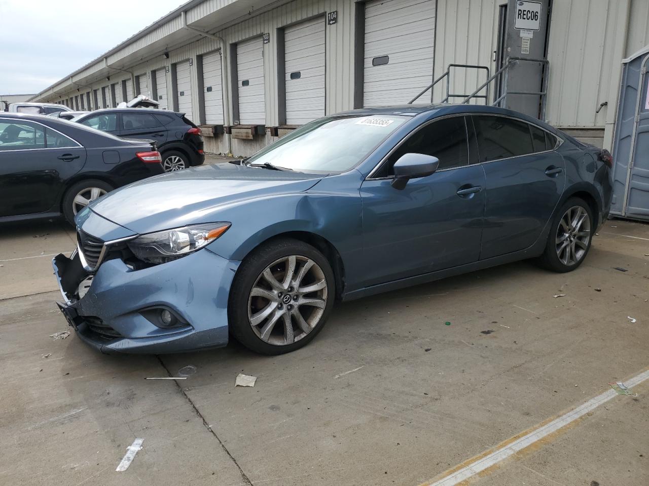 2014 Mazda 6 Grand Touring blue null gasoline JM1GJ1W58E1103737 photo #1