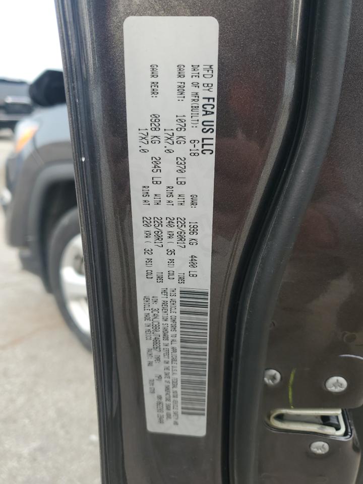 2018 Jeep Compass Latitude VIN: 3C4NJCBB0JT468267 Lot: 71703015