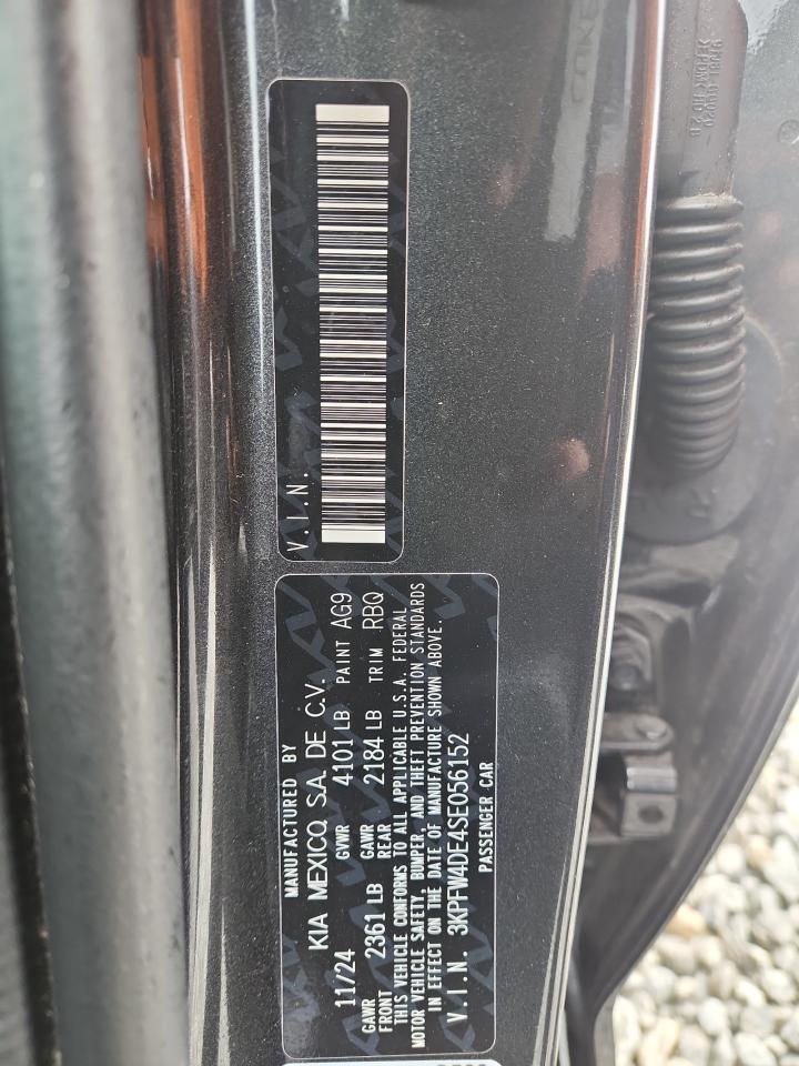 2025 Kia K4 Gt Line VIN: 3KPFW4DE4SE056152 Lot: 84427305