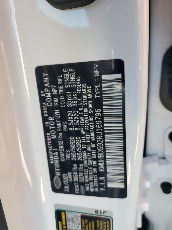 2024 Genesis Gv80 Base VIN: KMUHBDSB2RU169796 Lot: 81079645