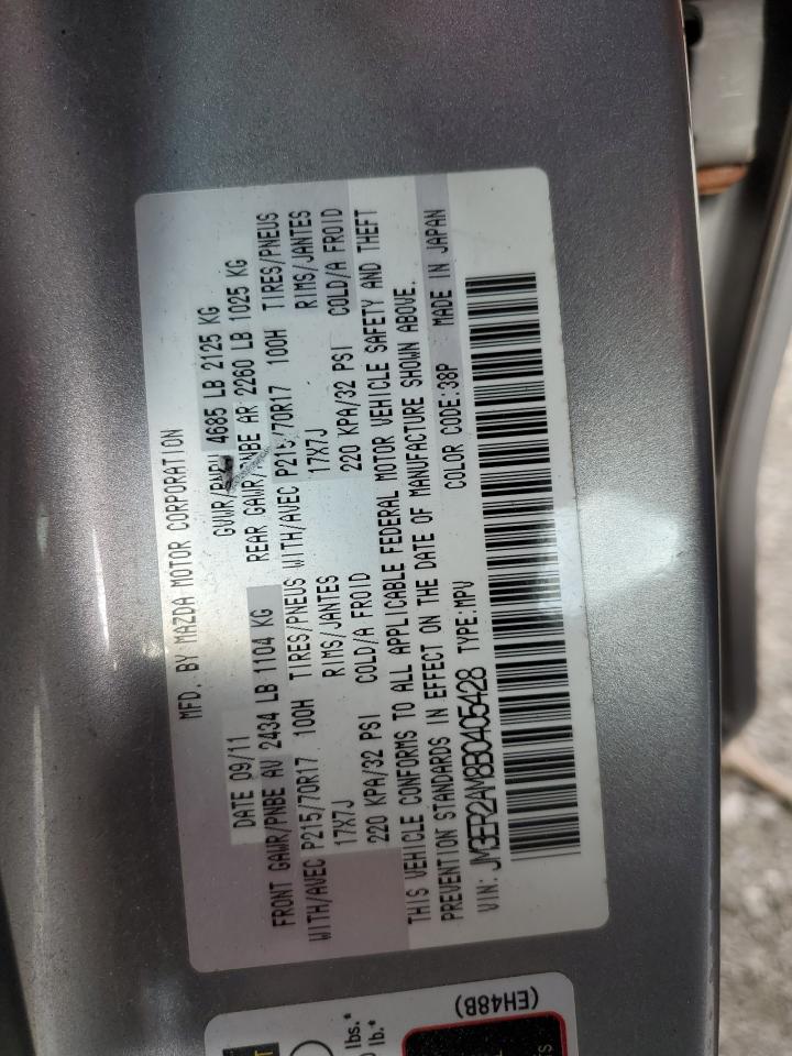 2011 Mazda Cx-7 VIN: JM3ER2AM8B0405428 Lot: 71699545