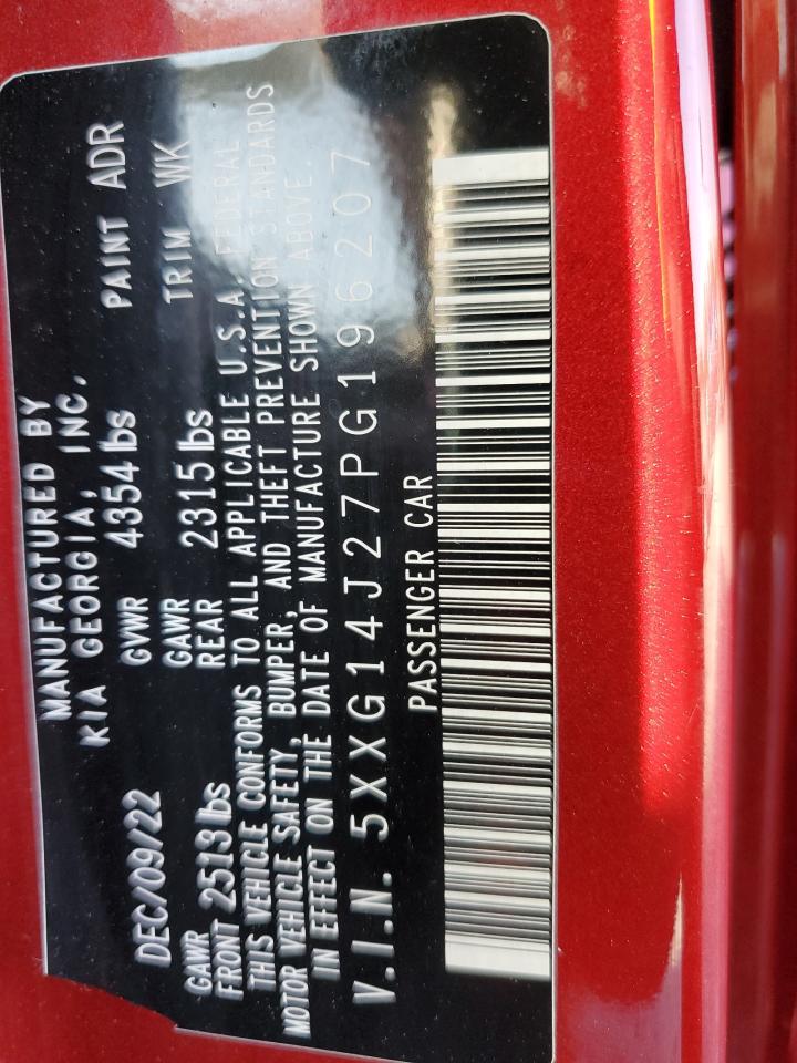 2023 Kia K5 Lxs VIN: 5XXG14J27PG196207 Lot: 82151965