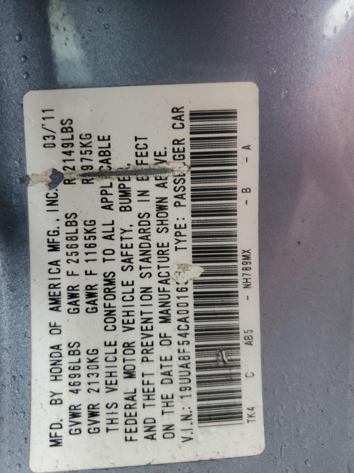 2022 Acura Tl VIN: 19UUA8F54CA001636 Lot: 81181615