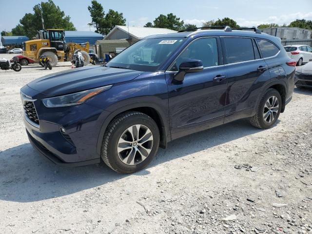  TOYOTA HIGHLANDER 2021 Синий