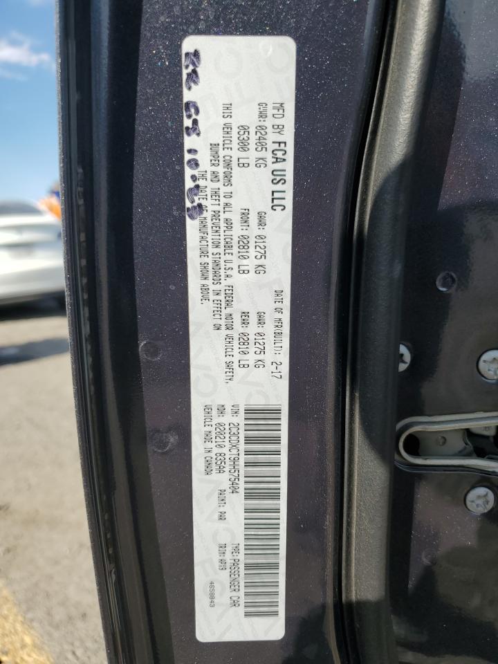 2017 Dodge Charger R/T VIN: 2C3CDXCT9HH575404 Lot: 71530115