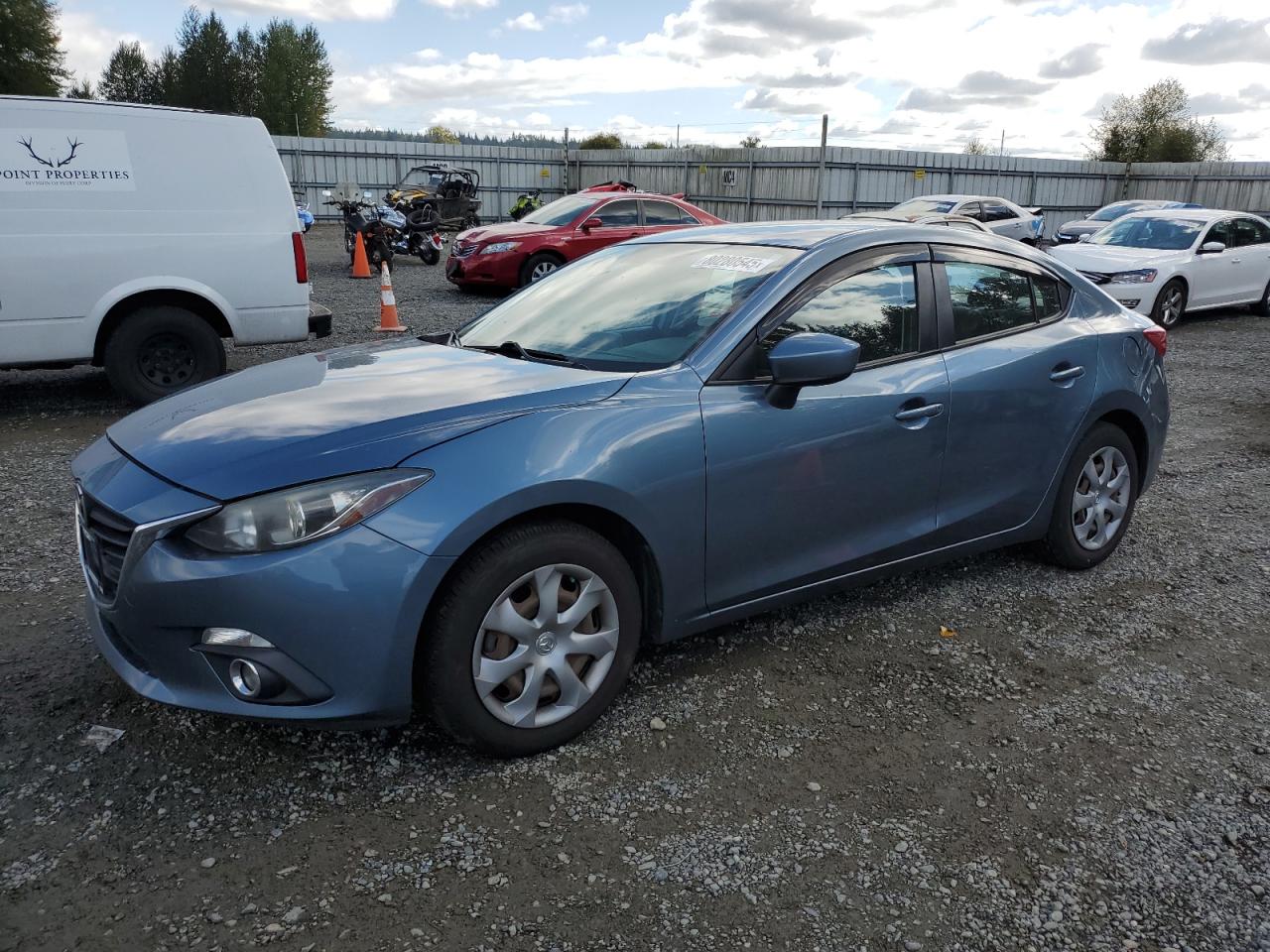2016 Mazda 3 Sport blue null gas JM1BM1T70G1279207 photo #1