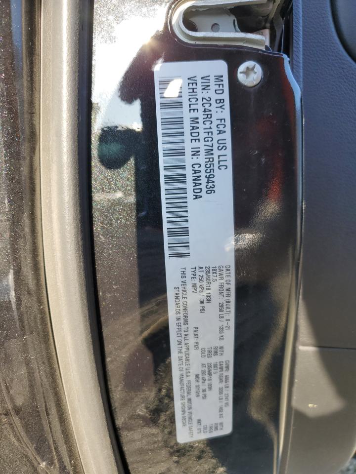 2021 Chrysler Pacifica Touring VIN: 2C4RC1FG7MR559436 Lot: 83803025