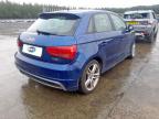 2013 AUDI A1 S LINE TFSI S-A 1.4 TFSI S LINE 5DR S TRONIC for sale at Copart WHITBURN