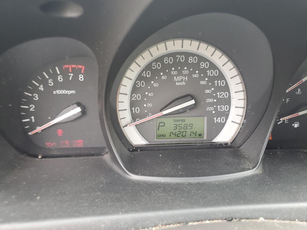 2007 Kia Spectra Ex VIN: KNAFE121775403412 Lot: 83804245