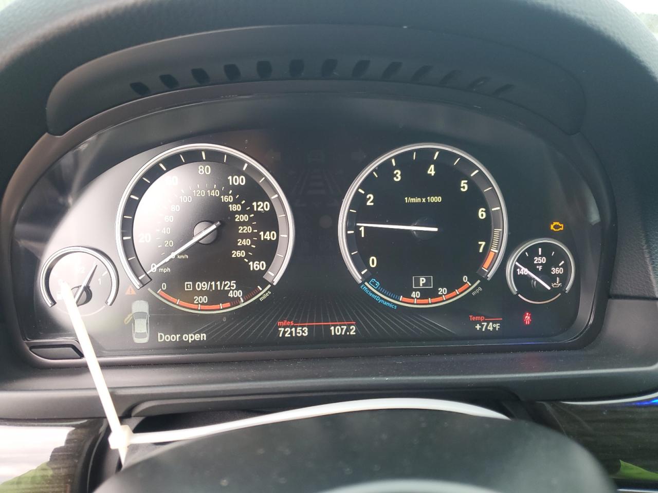 2015 BMW 535 Xi VIN: WBA5B3C57FD543952 Lot: 80034725