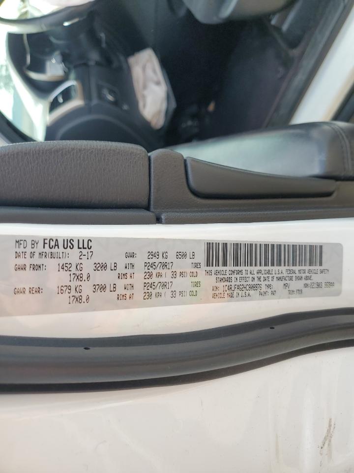 2017 Jeep Grand Cherokee Laredo VIN: 1C4RJFAG2HC808976 Lot: 81676995