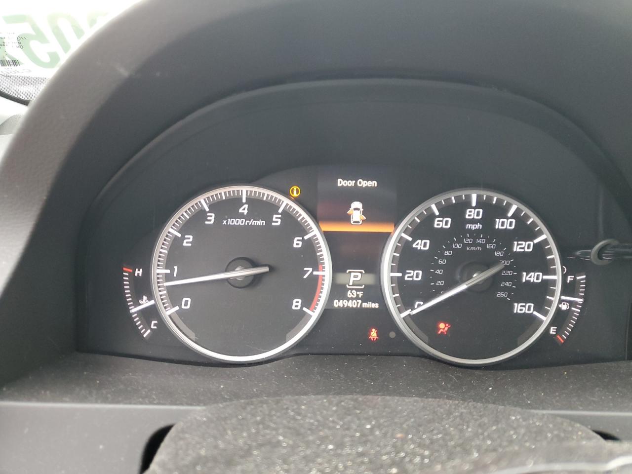 2018 Acura Rdx Advance VIN: 5J8TB4H72JL010482 Lot: 80056205