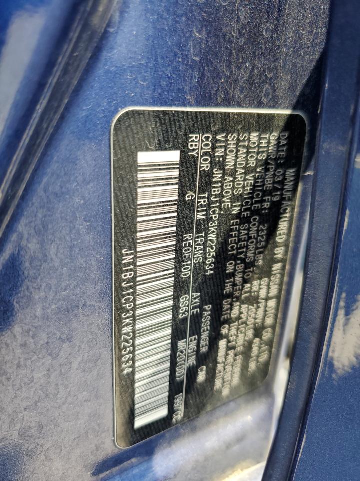 2019 Nissan Rogue Sport S VIN: JN1BJ1CP3KW225634 Lot: 80896865