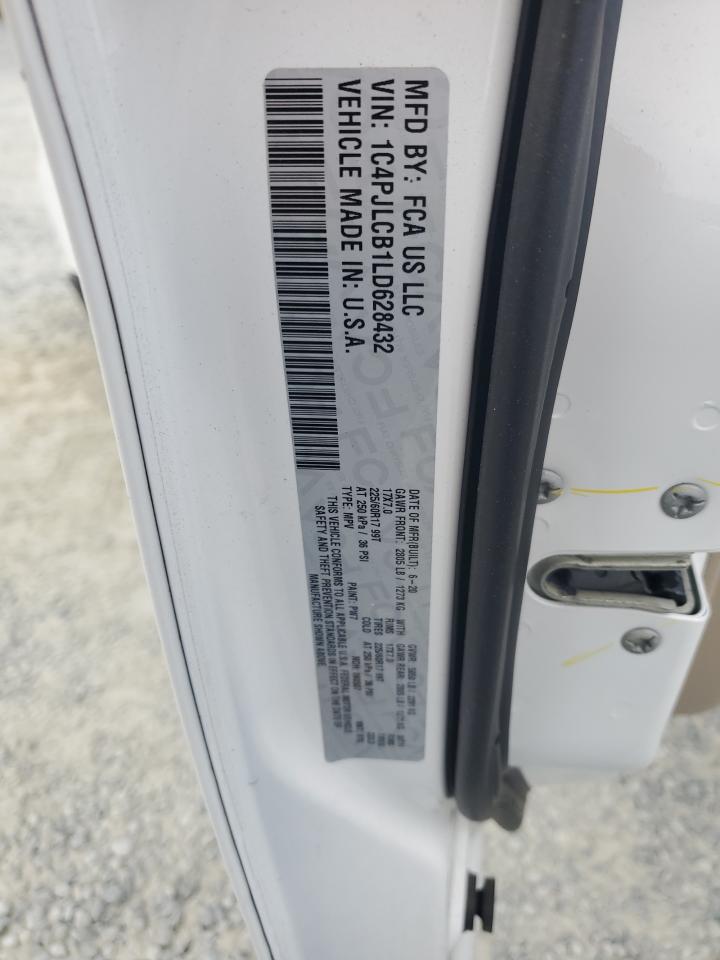 2020 Jeep Cherokee Latitude VIN: 1C4PJLCB1LD628432 Lot: 83799105