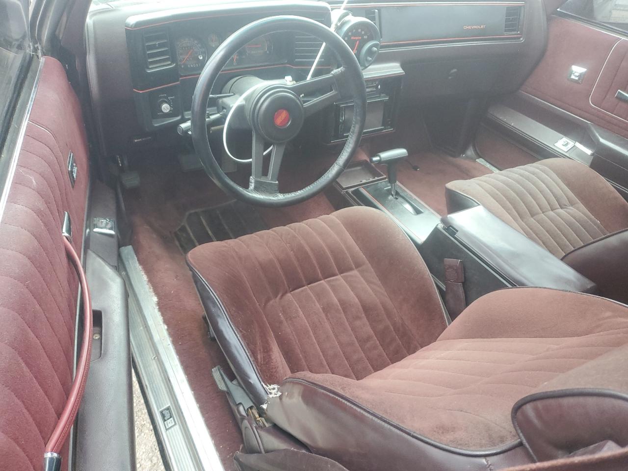 1987 Chevrolet Monte Carlo VIN: 1G1GZ11G6HR122321 Lot: 83970795