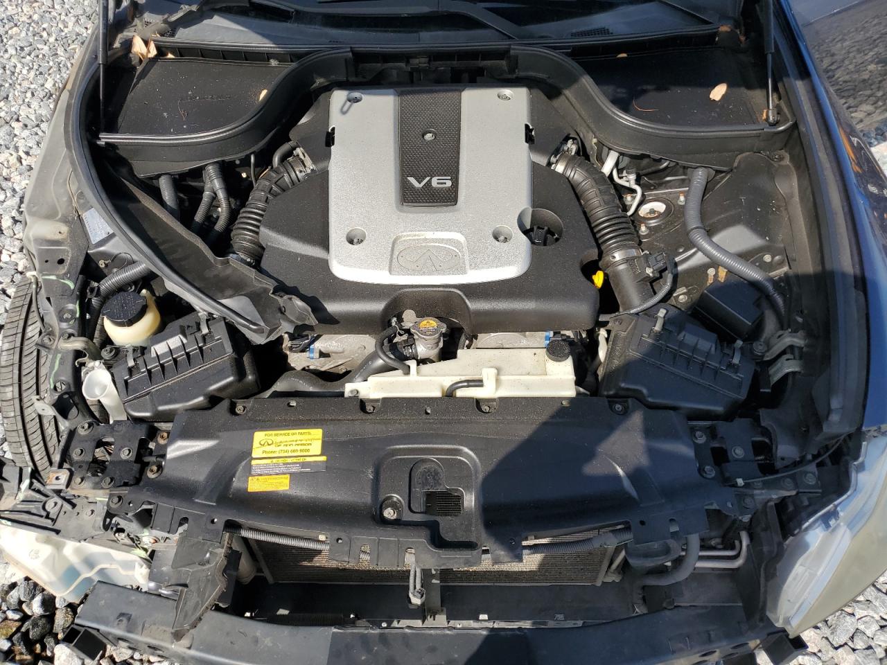 2011 Infiniti G25 VIN: JN1DV6AR7BM650882 Lot: 84586335