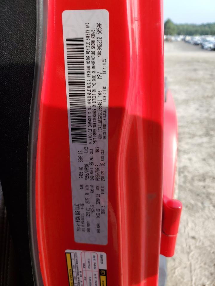 2016 Jeep Wrangler Unlimited Sahara VIN: 1C4BJWEG2GL250461 Lot: 71684845