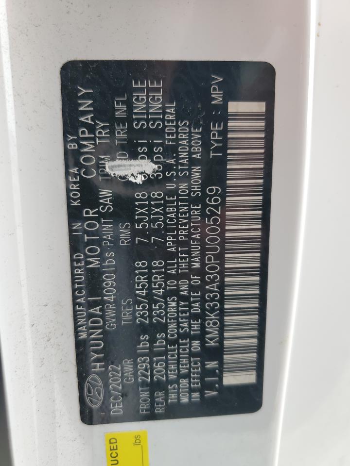 2023 Hyundai Kona N Line VIN: KM8K33A30PU005269 Lot: 71893285