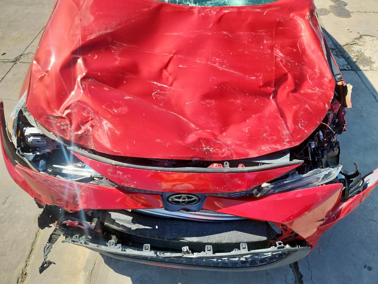 2020 Toyota Corolla Le VIN: 5YFEPRAE5LP071530 Lot: 71285315