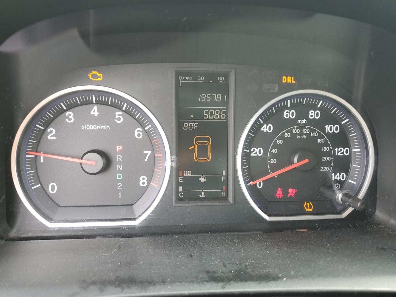 2009 Honda Cr-V Exl VIN: 5J6RE38719L026740 Lot: 80912225