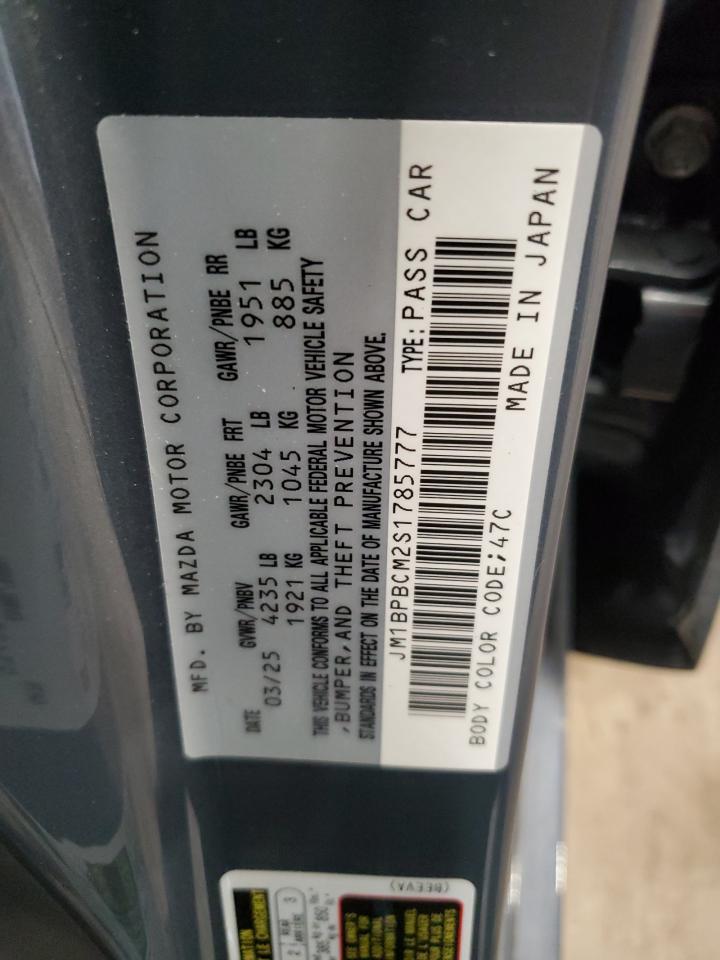 2025 Mazda 3 Preferred VIN: JM1BPBCM2S1785777 Lot: 71886765
