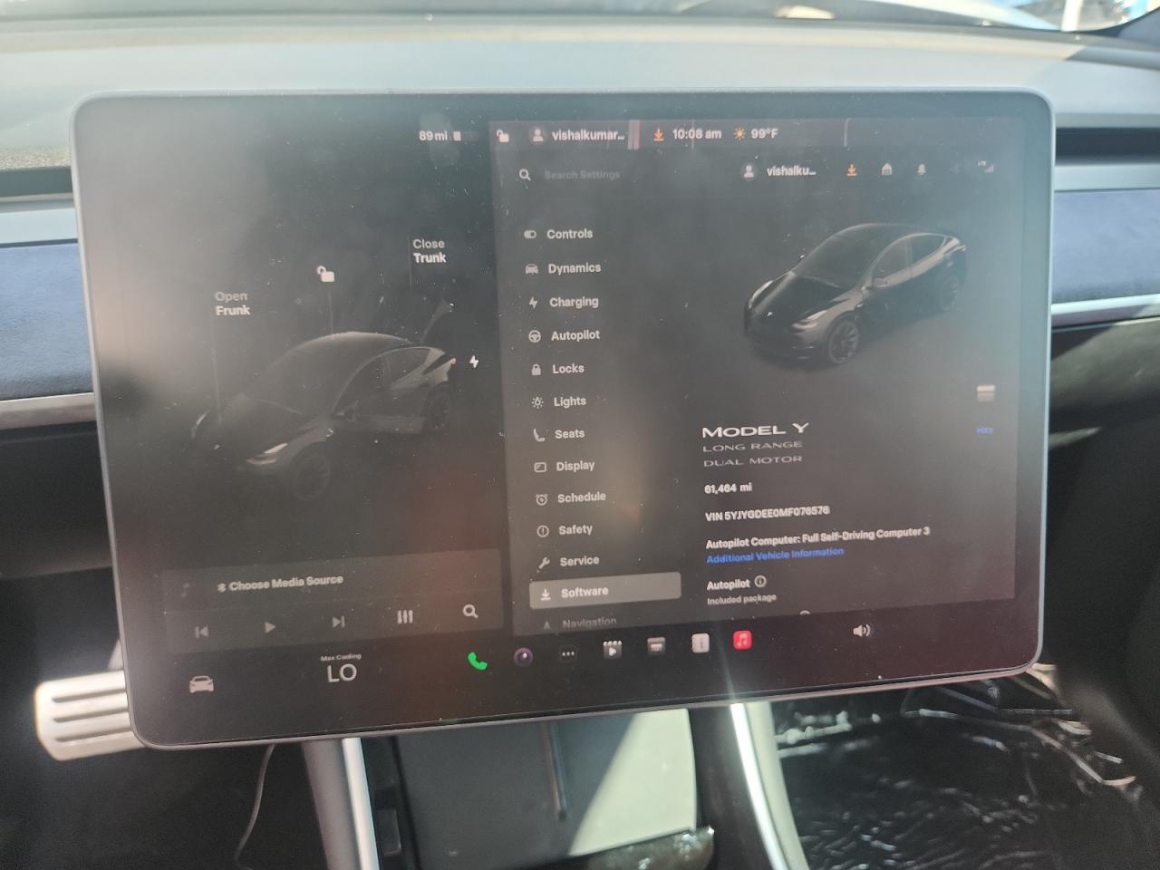 2021 Tesla Model Y VIN: 5YJYGDEE0MF076576 Lot: 80844175