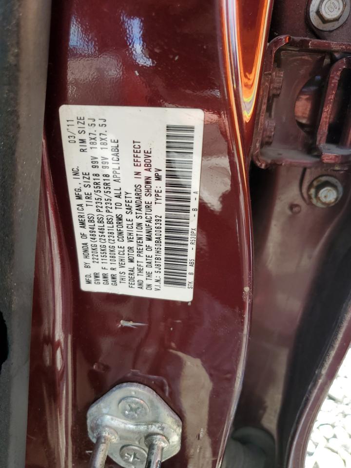 2011 Acura Rdx Technology VIN: 5J8TB1H50BA006392 Lot: 80686975