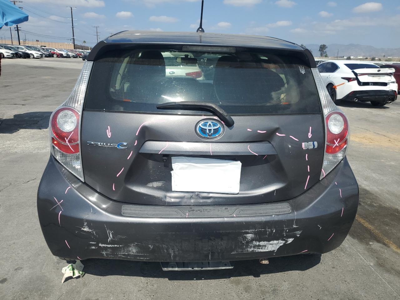2012 Toyota Prius C VIN: JTDKDTB38C1514036 Lot: 81974335