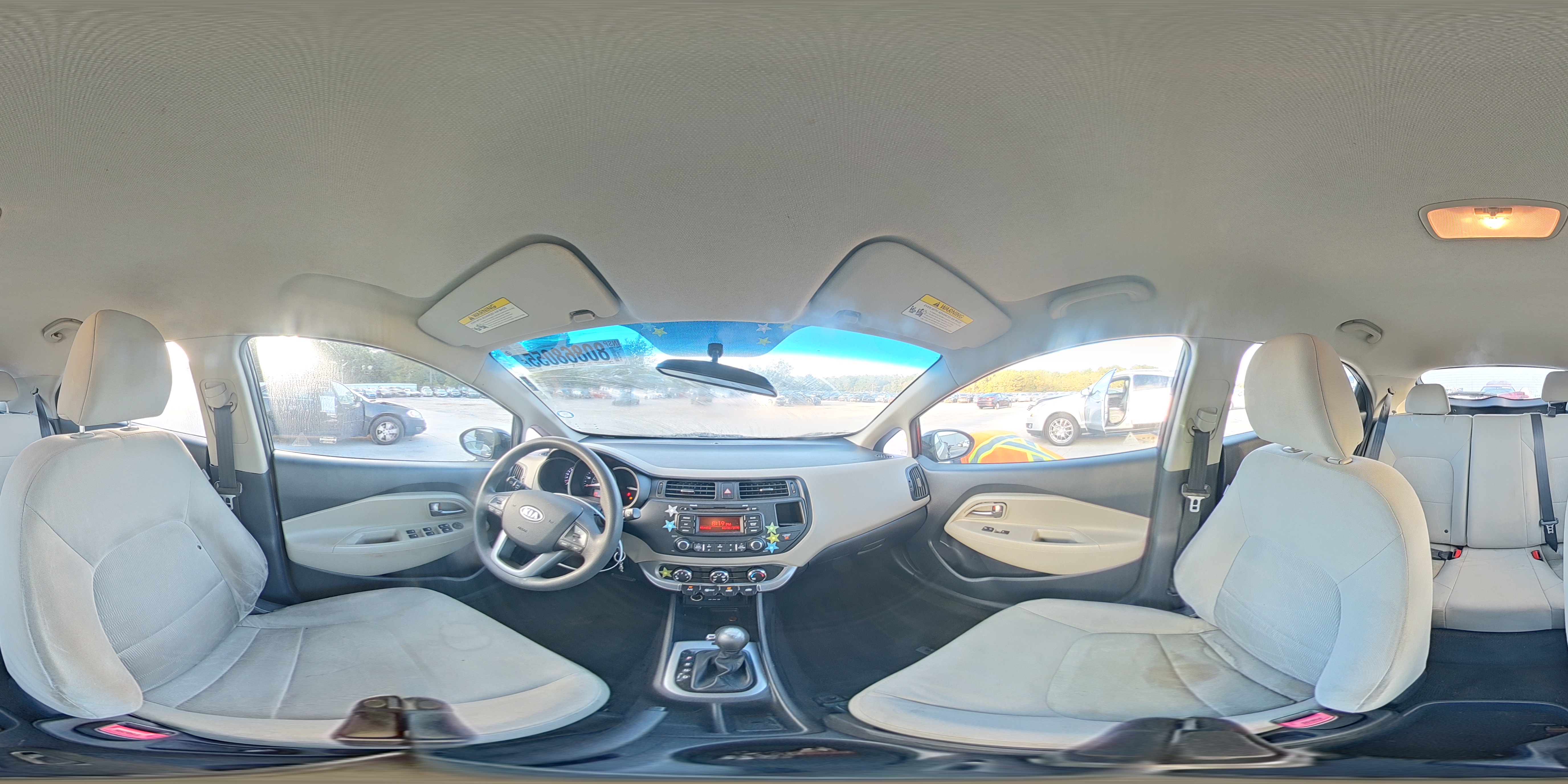 2012 Kia Rio Lx VIN: KNADM5A35C6013997 Lot: 80868055