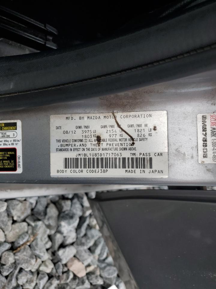 2013 Mazda 3 I VIN: JM1BL1U85D1717063 Lot: 71232295