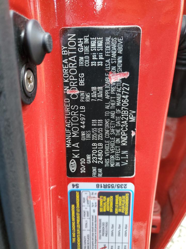 2011 Kia Sportage Ex VIN: KNDPC3A21B7064727 Lot: 80033985