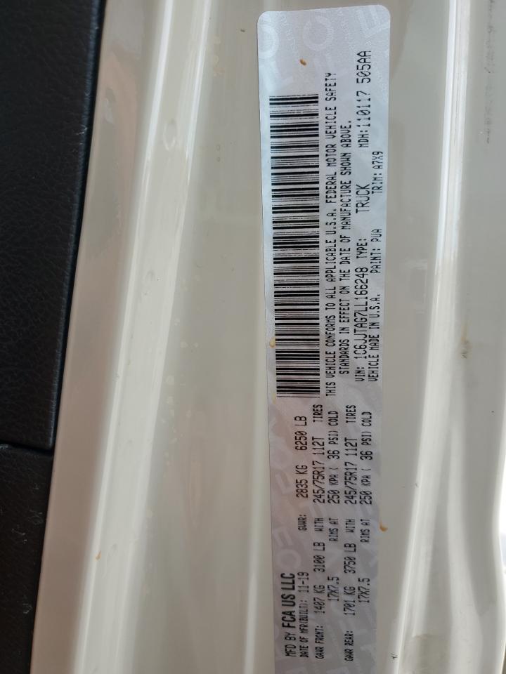 2020 Jeep Gladiator Sport VIN: 1C6JJTAG7LL166248 Lot: 71883095