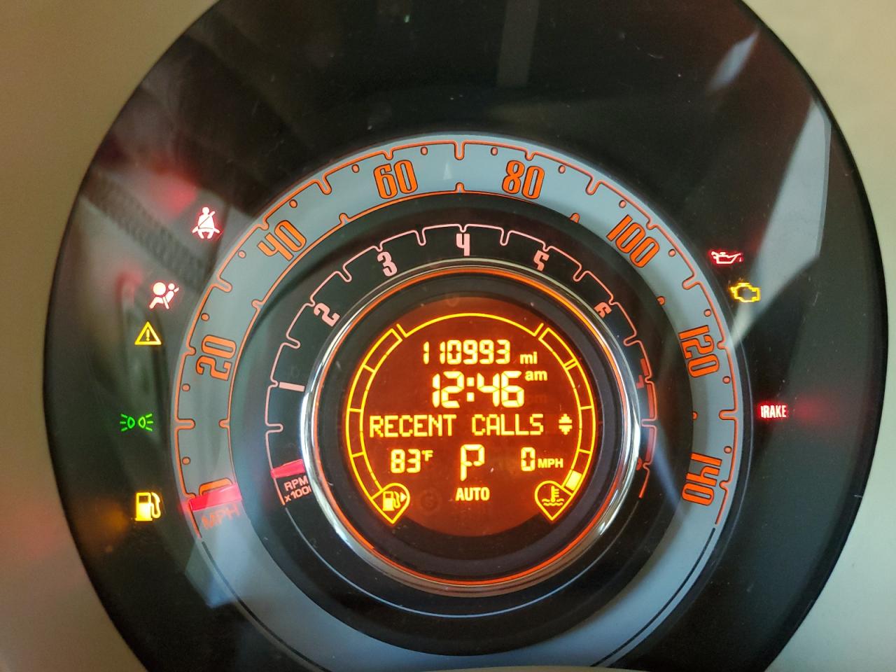 2013 Fiat 500 Lounge VIN: 3C3CFFER5DT706996 Lot: 81403665