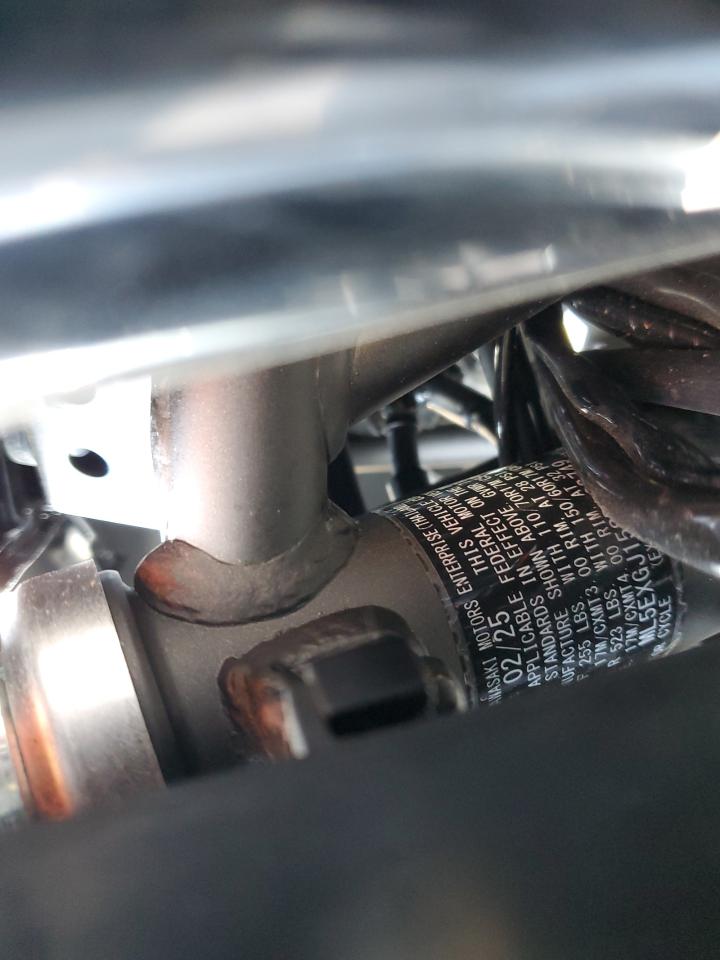 2025 Kawasaki Ex500 A VIN: ML5EXGJ15SDA63749 Lot: 81383605