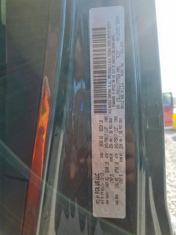 2020 Jeep Gladiator Sport VIN: 1C6JJTAG1LL177553 Lot: 81732565