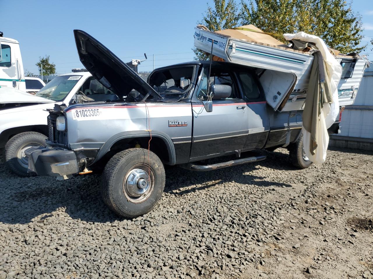 DODGE W SERIES 1992. Lot# 81023365. VIN 3B7KM23C9NM538392. Photo 1