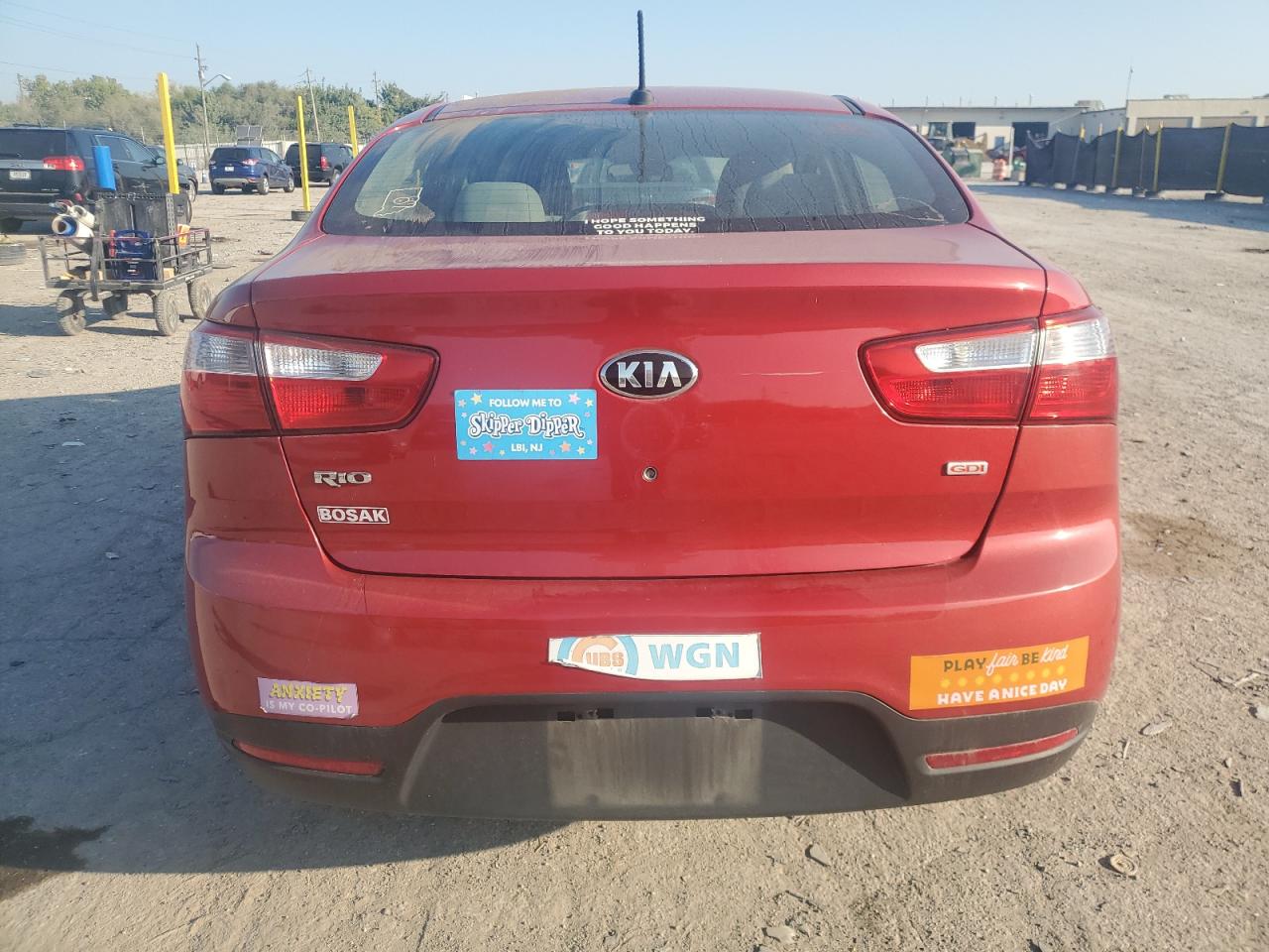 2015 Kia Rio Lx VIN: KNADM4A34F6435063 Lot: 81147985