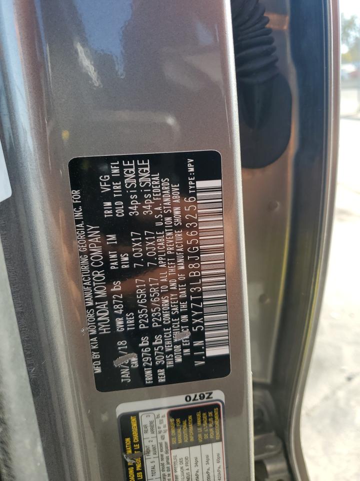 2018 Hyundai Santa Fe Sport VIN: 5XYZT3LB8JG563256 Lot: 81733685