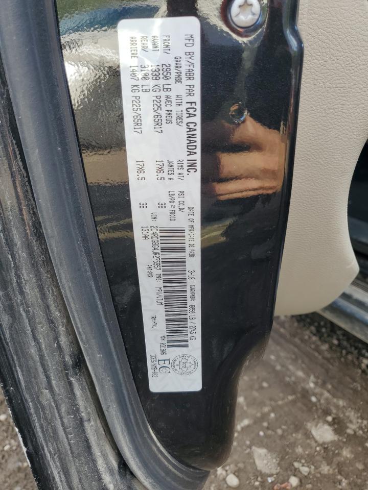 2018 Dodge Grand Caravan Se VIN: 2C4RDGBG4JR275957 Lot: 83933845