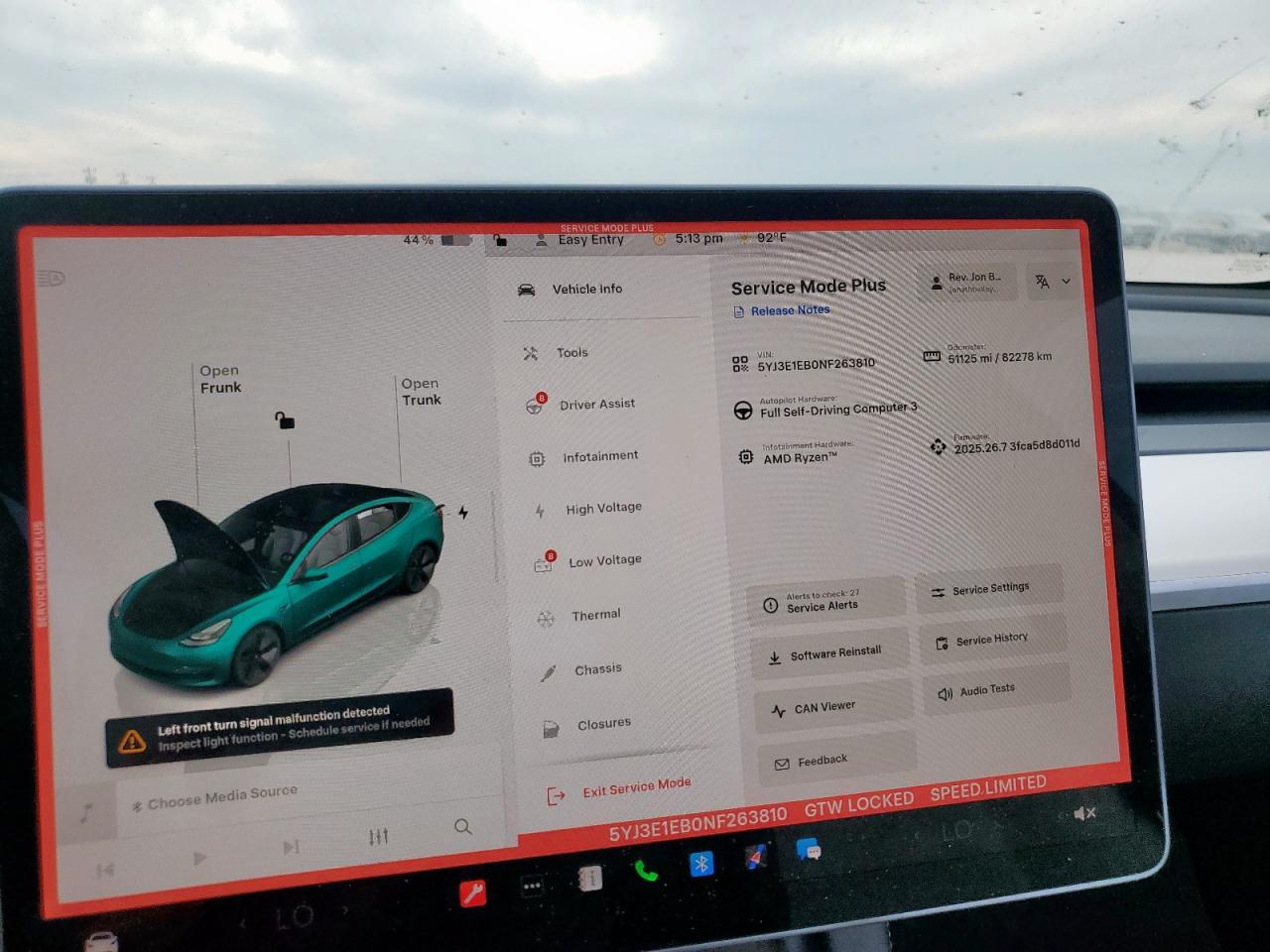 2022 Tesla Model 3 VIN: 5YJ3E1EB0NF263810 Lot: 84364025